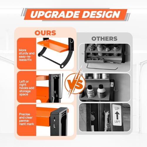 Sidasu Spray Can Holder, 2-Tier Spray Paint Organizer With Paper Towel Rod - Image 4