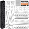 INCLY 278PCS Pegboard Accessories Organizer Kit with Peg Borad Hooks & Bins by INCLY