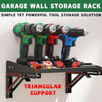 ULIBERMAGNET Garage Folding Storage Rack Shelves,200LB Metal Wall Mounted Adjustable Rail Shelf for Garage,Power Tools,Toolbox,Storage Shelves with Lip for Workshop Kitchen Office (2 Pack) - Image 4