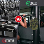 icolor Magnetic Gym Bag Water Bottle Carrier Holder with Phone Pockets & Shoulder Strap,Gym Magnetic Bag 5 Built-in Magnets Gym Accessories Organizer Sling Bottle Bag Pouch Sleeve - Image 6