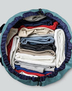 Laundry Bag with Shoulder Straps and Mesh Pocket Laundry Backpack Large Portable Laundry Hamper for College Laundromat Apartment - Image 5