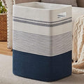 80L Large Cotton Rope Laundry Basket for Bedroom & Laundry Room, Tall Clothes Hamper with Sturdy Handles, Neutral Storage Bin Capable of Holding Blankets and Toys by SIXDOVE