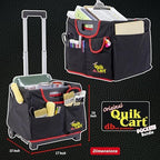 dbest Products Quik Cart Pockets Bundle Sport - 10 Pocket - Black & Red - Image 3
