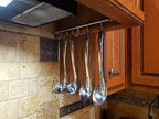Audmore Kitchen Utensil Rack 2PCS, 15.6” Pot & Pan Hanging Rack Wall Mount - Image 5
