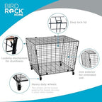 BIRDROCK HOME Sports Ball Basket Organizer with Wheels & Heavy Duty Casters - Ideal for Basketball, Football, Soccer, Baseball - Lockable Ball Storage Locker with Lid for Gym, Garage or Outdoor Use - Image 6