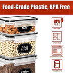 PRAKI 30 Pack Airtight Food Storage Containers for Organizers and Storage - Image 4