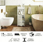4-Tier Narrow Bathroom Cabinet, 9.8" W X 29.5" H - Image 6