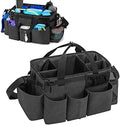 LoDrid Wearable Cleaning Caddy Bag with 4 Foldable Dividers, Black by LoDridDirect