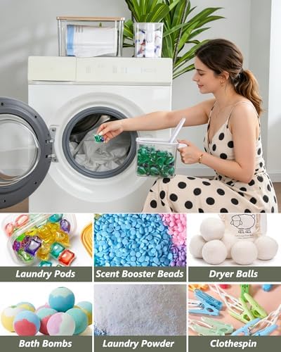 iCASA 3 in 1 Trash Bag and Dishwasher Pod Organizer Garbage Bags Dispenser - Image 6