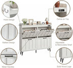 ChooChoo Shoe Storage Cabinet with 4 Flip Drawers and Deodorizer - Image 5