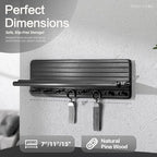 Rebee Vision Key Holder Wall Mount for Modern Living Room Wall Decor, Black - Image 2
