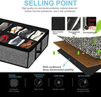 Under Bed Storage Organizer for Closet 2pc-24 Pairs Shoe Boxes - Image 7