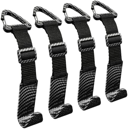 Amooca 4 Pack Anti-drop Headrest Hooks Adjustable Car Seat Organizer by Amooca