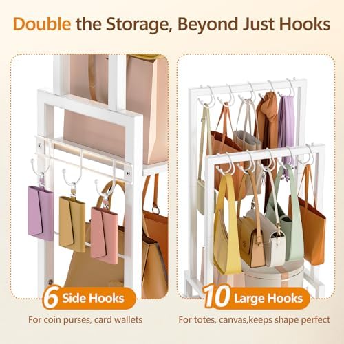 Tall Purse Organizer for Closet,Narrow & High-Capacity Handbag Organizer - Image 5