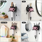 YSD Hair Dryer Holder Wall Mounted, Metal Hair Tool Organizer for Bathroom - Image 7