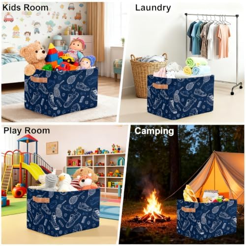 Tenni Storage Basket Toy Storage Bins Collapsible Cube Organizer - Image 5