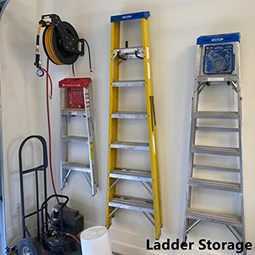Garage Storage Heavy Duty Utility Hooks, 12 Inch Wall Mount Storage Hanger Organizer for Hanging Tool, Chairs, Hoses, Ladder, Bulk Items, Ropes, Bike - Image 5