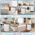 Pink Arrow Laundry Basket Collapsible Laundry Hamper with Handle, Oxford Clothes Storage Bin for Bathroom Bedroom Room Decor, Gift Basket 16" X 20.8" - Image 6