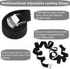 6 Pack Heavy Duty Garage Storage Ladders Hooks, 10 Inch Wall Mount Storage Garage Hangers for Bikes, Garden Tools, Chair, Hose - Image 6