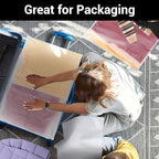Clothing Bags, 25 Count 20x24 inch Jumbo Extra Large Frosted Zipper Plastic Bags for Clothes, Sweater Dress, Backpack, Blanket, T Shirt Packaging Shipping, 3 Mil, with Vent Holes - Image 4