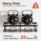 YASONIC Shower Caddy Adhesive, Rustproof Shower Organizer, Wall Shower Rack - Image 3