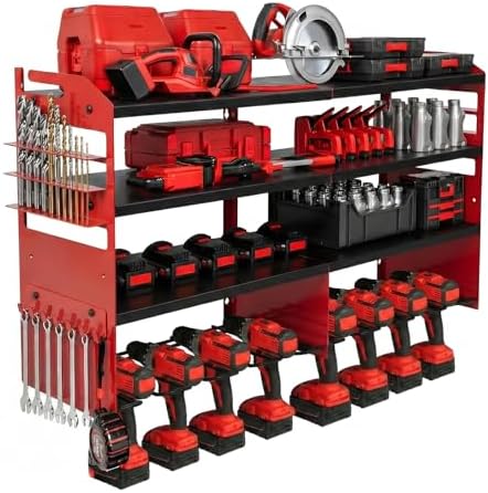 Large Power Tool Organizer Wall Mount by TimberAura