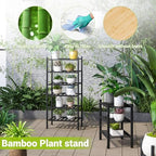 BMOSU 3-Tier Bamboo Small Shoe Rack Premium Stackable Shoe Shelf Storage Organizer for Hallway Closet Living Room Entryway Organizer (Black Bamboo) - Image 7