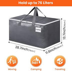 BlissTotes Large Moving Bags, Storage Bags, 76L-2 Pack - Image 2