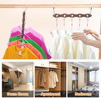 Closet Organizers and Storage,Heavy Duty Hangers Space Saving,Home Dorm Room Essentials for College Students Girls Boys,6 Pack Organization and Storage Clothes Hanger for Coat,Pants,Shirt,Scarf - Image 6