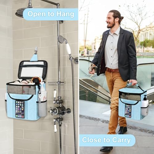 Attmu Mesh Shower Caddy Portable for Dorm Room Essentials, Shower Tote Bag - Image 6