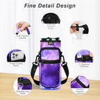Nuovoware Magnetic Gym Bag, 25oz/32oz, Water Bottle Carrier, Starry Purple - Image 3