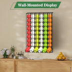 Sunexinlo 2 Pack Golf Ball Holder, Countertop & Wall-Mounted Golf Ball Dispenser, Holds 60 Golf Balls, Metal Wire Display Rack for Home, Office, Indoor Simulator, Club, Driving Range, Black - Image 6