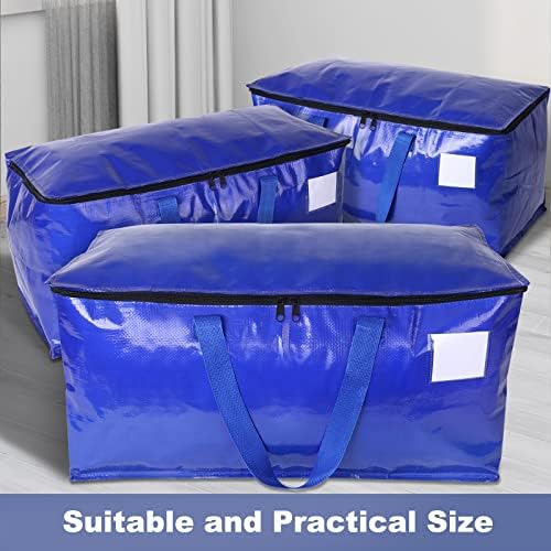 StorageRight Moving Bags, Moving Boxes, 93L 6-Pack Sotrage Bags Totes, Blue - Image 5