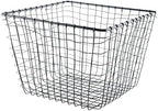 G.E.T. WB-305-MG Heavy Duty Iron Wire Utility Storage Bin/Basket, Square, 11" x 11" x 8" - Image 2