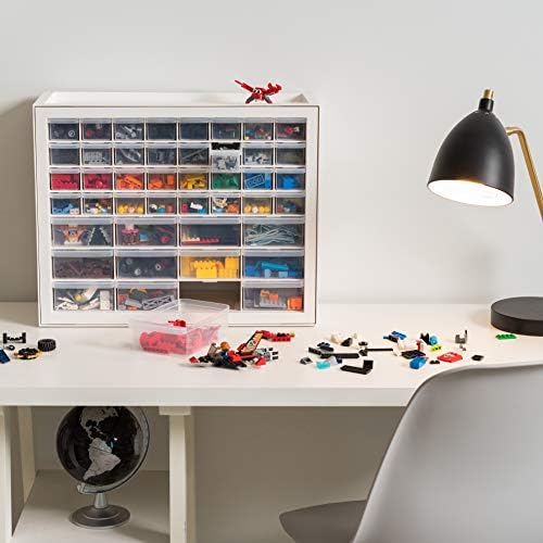 IRIS USA 44-Drawer Small Parts Storage Cabinet, Crafts, Made in USA, White - Image 2