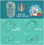Sturdy Mesh Laundry Hamper Basket Bag,collapsible Pop up for Laundry Room - Image 5