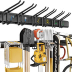 GRENPRO 49.5 Inch Garage Tool Organizer, 6 Double-layer Hooks, Holds 440lbs by GrenPRO