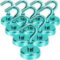 DIYMAG Magnetic Hooks 10pcs 30lbs+ Cruise Essentials 2026 Magnet Hook Green by DIYMAG