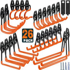 HUPBIPY 26 Pack Garage Hooks Heavy Duty, Wall Mount Ladder Hooks by HUPBIPY