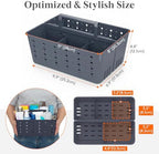 Lifewit Portable Shower Caddy, Plastic Basket Organizer, 1 Pack, Pink - Image 2
