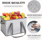 Reusable Grocery Bags 8 Pack, Foldable & Water Resistant Shopping Bags - Image 5