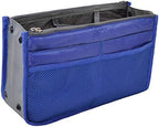 Vercord Purse Organizer Insert for Handbags Bag Organizers Inside Tote Pocketbook Women Nurse Nylon 13 Pockets Royal Blue Small by Vercord