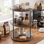 LAMU 3-Tier Lazy Susan Turntable Organizer, Spinning Spice Rack for Cabinet - Image 6