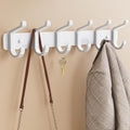 Coat Rack Wall Mount Heavy Duty, Wall Coat Hanger with Hooks, White 1 Pack by pickpiff
