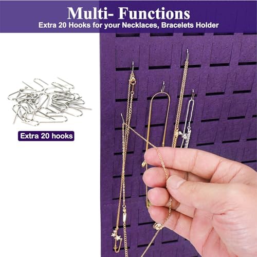 RESOVO Hanging Earrings Organizer & Holder 1 Pack - Image 4
