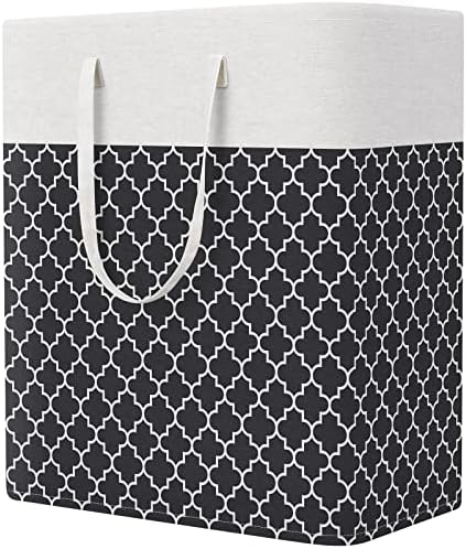 StorageRight Laundry Basket Hamper, 100L Clothes Storage, Clover Black by StorageRight