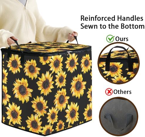 2pcs blanket storage bag for under bed,closet organizers 95L - Image 4