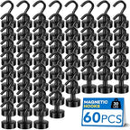 LOVIMAG Magnetic Hooks for Cruise Essentials 2026 Cabins Door 60 Pack-30LBS by LOVIMAG
