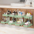 Sevenblue 4-Pack 2-Tier Under Sink Organizer with Pull Out Drawers by Sevenblue
