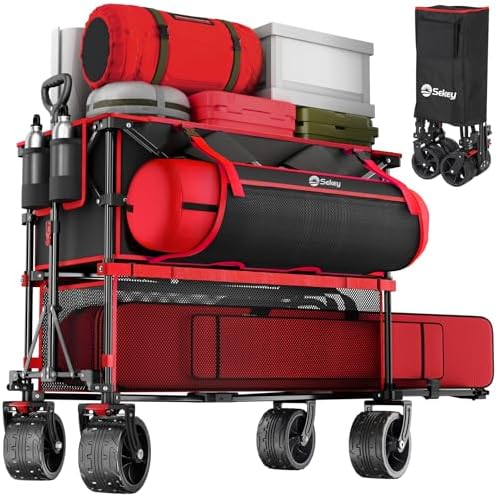 Sekey 400L Double-Decker Wagon, 500 lb Capacity, 50 in Extender by Sekey
